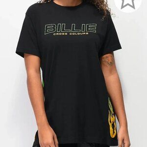 Cross Colours x Billie Eilish Flame Black T-Shirt Size L